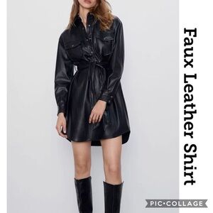 🔥Hot!! Beautiful Faux Leather Top